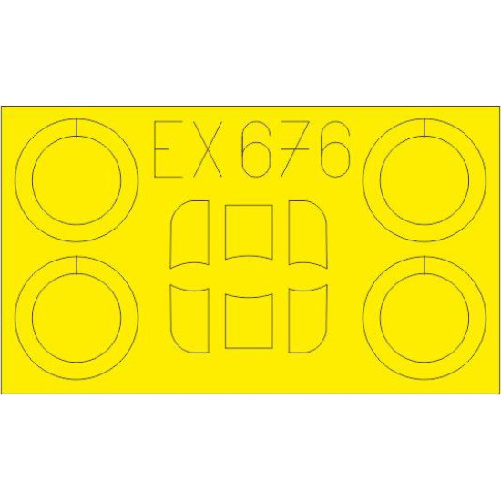 Eduard EX676 1/48 Ar 68E Sticker for Aircraft