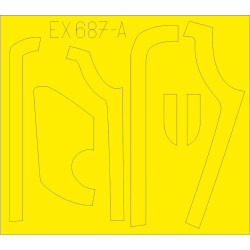 Eduard EX687 1/48 B-17G antiglare panels (DL & BO production) Sticker for Aircraft