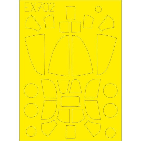 Eduard EX702 1/48 P-39/P-400 TFace Sticker for Aircraft