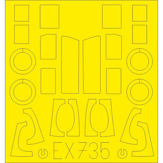 Eduard EX735 1/48 Proctor Mk.I Sticker for Aircraft