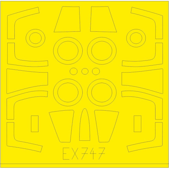 Eduard EX747 1/48 F-104DJ Sticker for Aircraft