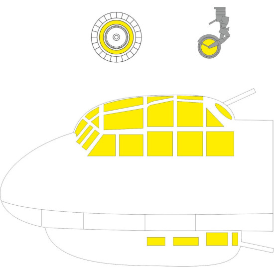 Eduard EX759 1/48 Ju 88C-6 Sticker for Aircraft
