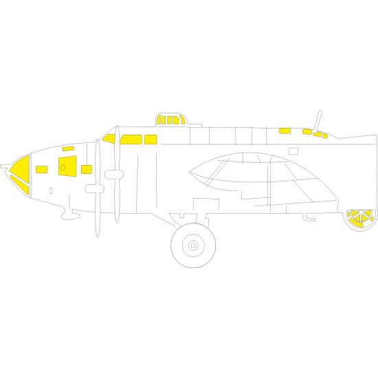 Eduard EX777 1/48 B-17F Sticker for Aircraft