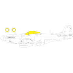 Eduard EX801 1/48 P-51K TFace Sticker for Aircraft