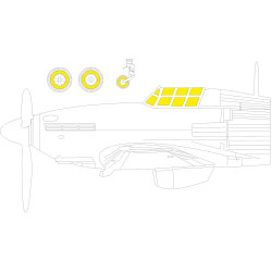 Eduard EX980 1/48 Hurricane Mk.IIc TFace Sticker for Aircraft