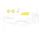 Eduard EX980 1/48 Hurricane Mk.IIc TFace Sticker for Aircraft