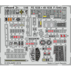 Eduard FE1038 1/48 F-104G late Photo-Etched for Aircraft Zoom set