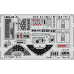 Eduard FE1063 1/48 F4F-3 Photo-Etched for Aircraft Zoom set
