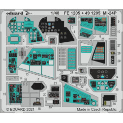 Eduard FE1205 1/48 Mi-24P Photo-Etched for Aircraft Zoom set