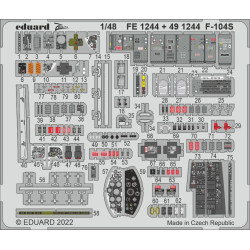 Eduard FE1244 1/48 F-104S Photo-Etched for Aircraft Zoom set
