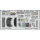 Eduard FE1300 1/48 Yak-9D Photo-Etched for Aircraft Zoom set