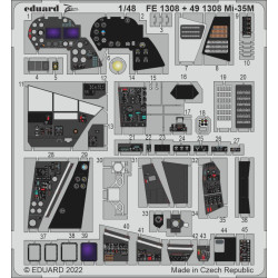 Eduard FE1308 1/48 Mi-35M Photo-Etched for Aircraft Zoom set