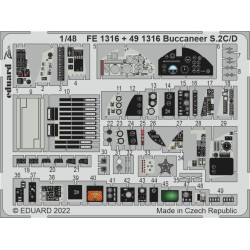 Eduard FE1316 1/48 Buccaneer S.2C/D Photo-Etched for Aircraft Zoom set