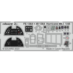 Eduard FE1364 1/48 Hurricane Mk.I Photo-Etched for Aircraft Zoom set