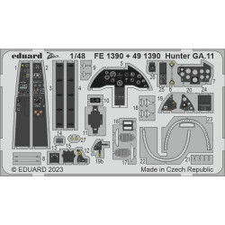 Eduard FE1390 1/48 Hunter GA.11 Photo-Etched for Aircraft Zoom set