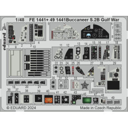 Eduard FE1441 1/48 Buccaneer S.2B Gulf War Photo-Etched for Aircraft Zoom set