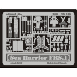 Eduard FE165 1/48 Sea Harrier FRS.1 Photo-Etched for Aircraft Zoom set