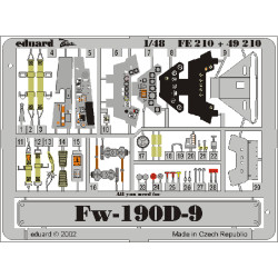 Eduard FE210 1/48 Fw 190D-9 Photo-Etched for Aircraft Zoom set