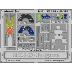Eduard FE288 1/48 MC 202 Folgore Photo-Etched for Aircraft Zoom set