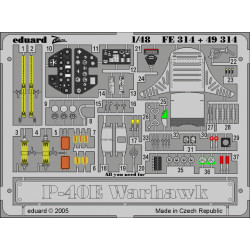 Eduard FE314 1/48 P-40E Photo-Etched for Aircraft Zoom set