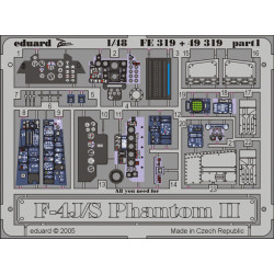 Eduard FE319 1/48 F-4J/S Photo-Etched for Aircraft Zoom set