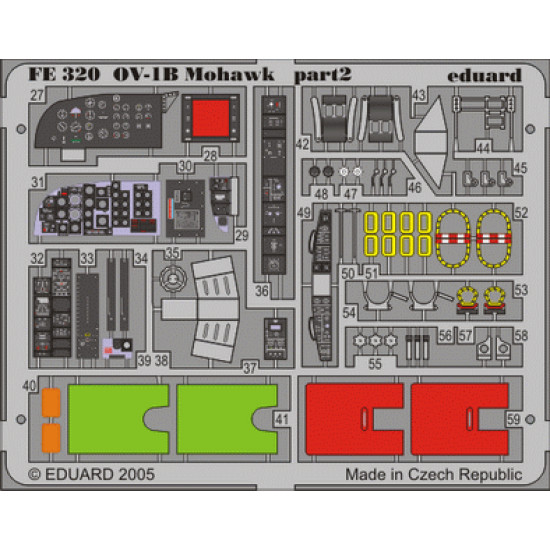 Eduard FE320 1/48 OV-1B Photo-Etched for Aircraft Zoom set