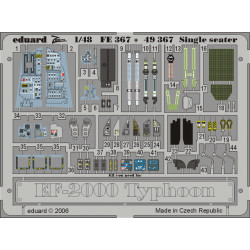 Eduard FE367 1/48 EF-2000 Typhoon Single Seater Photo-Etched for Aircraft Zoom set