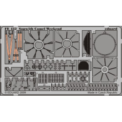 Eduard FE432 1/48 Sopwith Camel Photo-Etched for Aircraft Zoom set