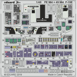 Eduard FE964 1/48 F-15E Photo-Etched for Aircraft Zoom set