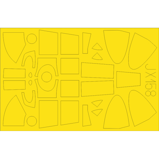 Eduard JX158 1/32 F4U-1 Birdcage Sticker for Aircraft