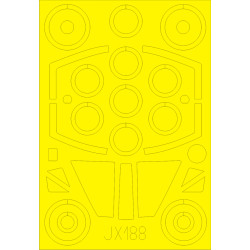 Eduard JX188 1/32 Mirage IIIc Sticker for Aircraft