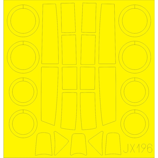 Eduard JX196 1/32 Me 262B-1 Sticker for Aircraft