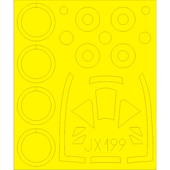 Eduard JX199 1/32 Tempest Mk.II Sticker for Aircraft