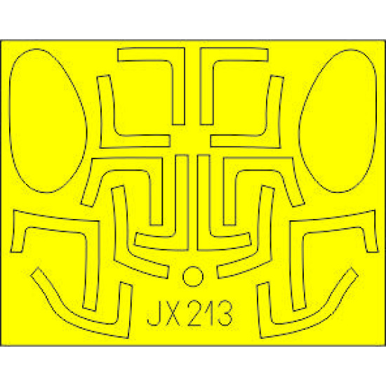 Eduard JX213 1/35 AH-6J Sticker for Aircraft Eduard JX213 1/35 AH-6J Sticker for Aircraft