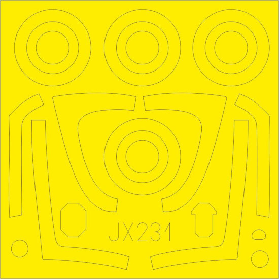Eduard JX231 1/32 F/A-18E Sticker for Aircraft