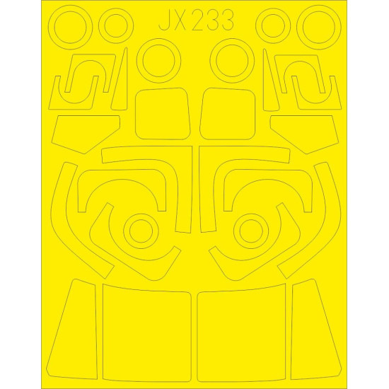 Eduard JX233 1/32 Lynx Mk.8 Sticker for Aircraft