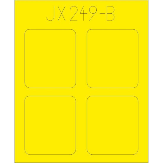 Eduard JX249 1/35 HH-60G TFace Sticker for Aircraft