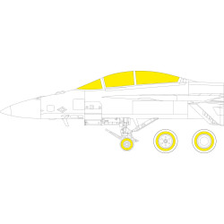 Eduard JX283 1/32 F/A-18F TFace Sticker for Aircraft