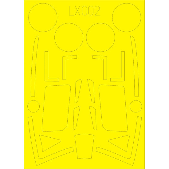 Eduard LX002 1/24 Typhoon Mk.Ib Car Door Sticker for Aircraft