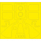 Eduard LX005 1/24 F6F-5 Sticker for Aircraft