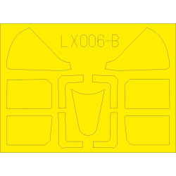 Eduard LX006 1/24 F6F-5 TFace Sticker for Aircraft