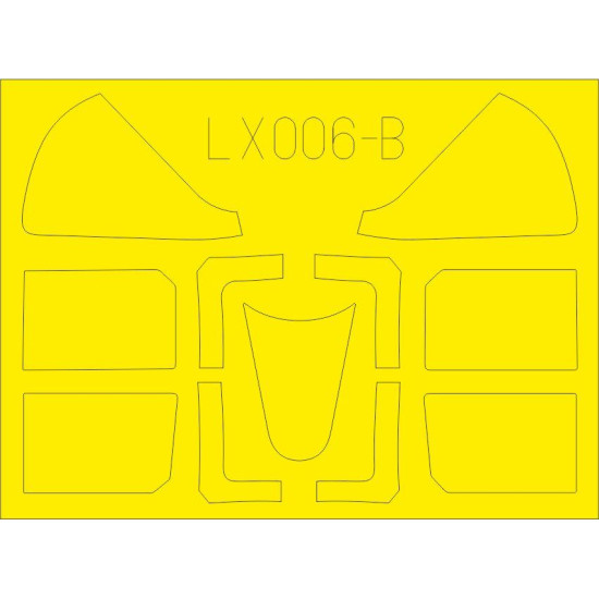 Eduard LX006 1/24 F6F-5 TFace Sticker for Aircraft