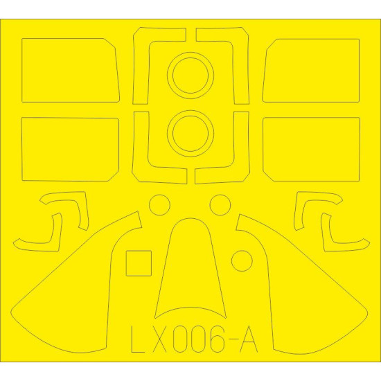 Eduard LX006 1/24 F6F-5 TFace Sticker for Aircraft