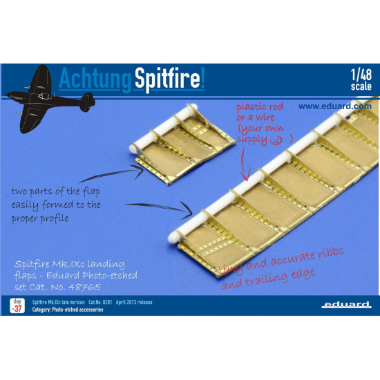 Eduard SIN64809 1/48 SPITFIRE Mk. IX ADVANCED Big Sin for Aircraft