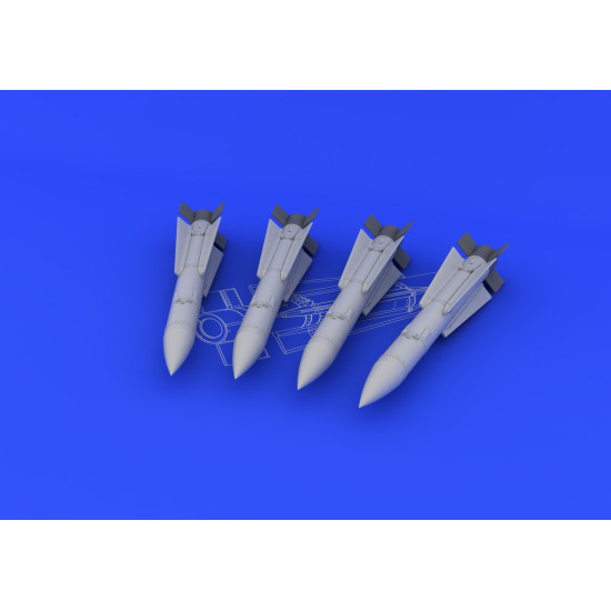 Eduard SIN64828 1/48 F-14A WEAPONS SET Big Sin for Aircraft Eduard SIN64828 1/48 F-14A WEAPONS SET Big Sin for Aircraft