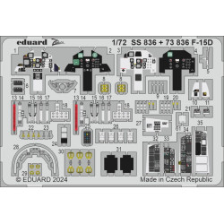 Eduard SS836 1/72 F-15D Photo-Etched for Aircraft Zoom set