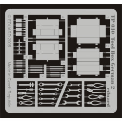 Eduard TP030 1/35 Tool Box German 2 Photo-Etched for AFV Zoom set