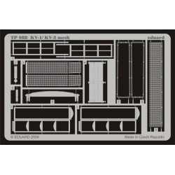 Eduard TP088 1/35 KV-1/KV-2 mesh early Photo-Etched for AFV Zoom set