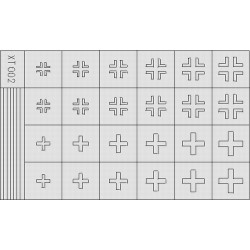 Eduard XT002 1/35 German Crosses 2 late Sticker for AFV