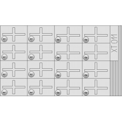 Eduard XT011 1/35 Jerry Can Crosses Sticker for AFV